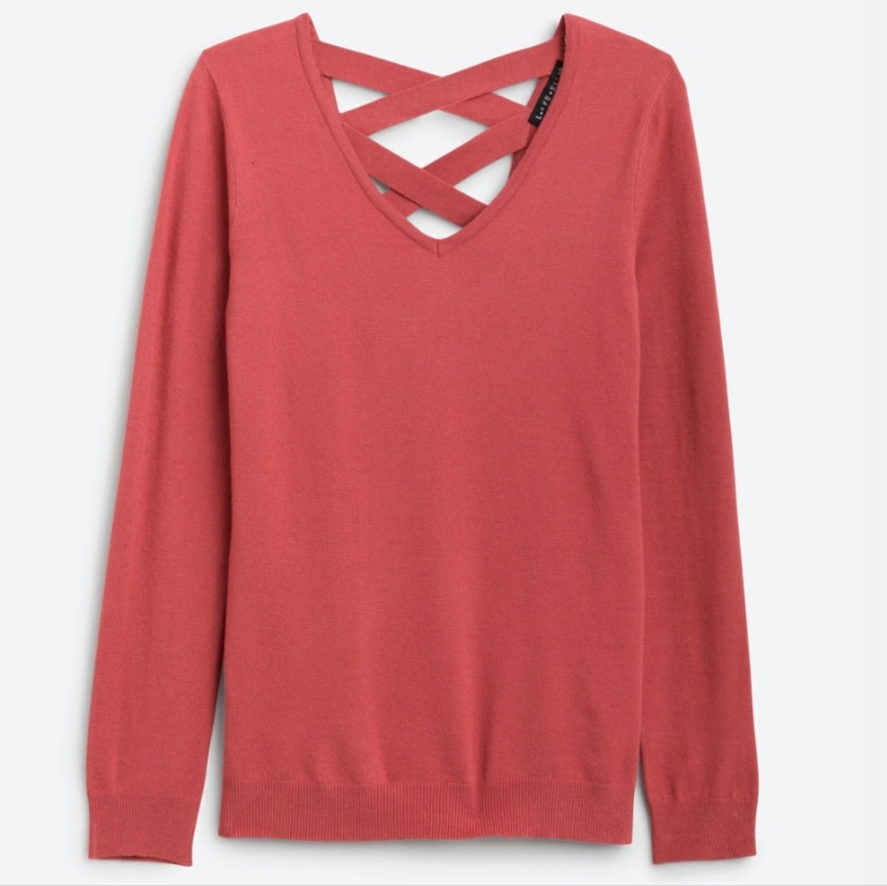 Coral Sweater 1X